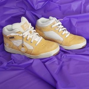 Timberland Genuine Leather Yellow Sneakers Size 6